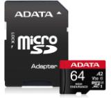 ADATA 64GB MicroSDXC UHS-I U3 V30S High (with adapter)