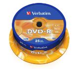Verbatim DVD-R AZO 4.7GB 16X MATT SILVER SURFACE (25 PACK)