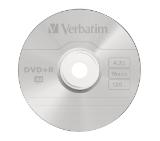 Verbatim DVD+R AZO 4.7GB 16X MATT SILVER SURFACE (10 PACK)