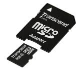 Transcend 4GB micro SDHC (with adapter, Class 4)