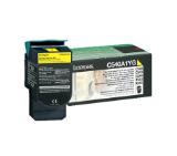 Lexmark C540A1YG C54x, X54x Yellow Return Programme 1K Toner Cartridge
