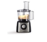 Bosch MCM3501M, Food processor, MultiTalent 3, 800 W, add. Mixer attachment, Chopper, Grinder, Dough Tool, Black, Brushed stainless steel