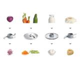 Bosch MCM3100W, Kitchen machine, MultiTalent 3, 800 W, BPA, plastic bowl 2.3 l , Double-sided stainless steel disc for cutting and shredding, Dough attachment, white