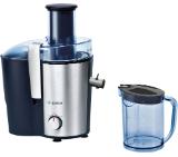 Bosch MES3500, Centrifugal juicer 700 W, 2 speeds, 2 lt pulp container, 1.25 ltr juice container & foam separator, XL feeding tube (73 mm), ceramic knife, s/s sieve, s/s body, die-cast aluminum clamps, juice outlet with drip-stop and made of stainless st