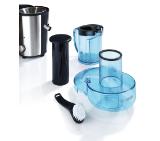 Bosch MES3500, Centrifugal juicer 700 W, 2 speeds, 2 lt pulp container, 1.25 ltr juice container & foam separator, XL feeding tube (73 mm), ceramic knife, s/s sieve, s/s body, die-cast aluminum clamps, juice outlet with drip-stop and made of stainless st