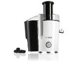 Bosch MES25A0, Centrifugal juicer 700 W, 2 speeds, 2 lt pulp container, 1.25 ltr juice container & foam separator, XL feeding tube (73 mm), ceramic knife, s/s sieve, plastic body, die-cast aluminum clamps, juice outlet with drip-stop and made of stainles