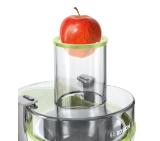 Bosch MES25G0, Centrifugal juicer 700 W, 2 speeds, 2 lt pulp container, 1.25 ltr juice container & foam separator, XL feeding tube (73 mm), ceramic knife, s/s sieve, plastic body, die-cast aluminum clamps, juice outlet with drip-stop and made of stainles