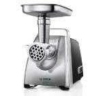 Bosch MFW68660, Meat mincer, ProPower 2200W, 4,3 kg/min, nr. 8, 3 sieves, kebbe attachment, juicer for soft fruits & vegetables, shredder with 4 drums, full inox tray, reverse function