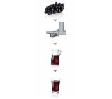 Bosch MFW68660, Meat mincer, ProPower 2200W, 4,3 kg/min, nr. 8, 3 sieves, kebbe attachment, juicer for soft fruits & vegetables, shredder with 4 drums, full inox tray, reverse function