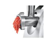 Bosch MFW68660, Meat mincer, ProPower 2200W, 4,3 kg/min, nr. 8, 3 sieves, kebbe attachment, juicer for soft fruits & vegetables, shredder with 4 drums, full inox tray, reverse function