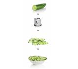 Bosch MFW68660, Meat mincer, ProPower 2200W, 4,3 kg/min, nr. 8, 3 sieves, kebbe attachment, juicer for soft fruits & vegetables, shredder with 4 drums, full inox tray, reverse function
