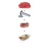 Bosch MFW67440, Meat mincer, ProPower 2000W, 3,5 kg/min, nr. 8, 3 sieves, kebbe attachment, shredder with 2 drums, reverse function