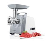 Bosch MFW45020, Meat mincer, ProPower 1600W, 2,7 kg/min, nr. 5, 2 sieves, kebbe attachment, reverse function