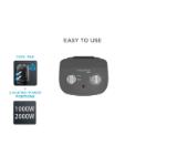 Rowenta SO2330, 2400W, 2 speeds, cool fan, silence function, 44db(A), thermostat, GREY / BLACK