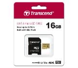 Transcend 16GB micro SD UHS-I U3 (with adapter), MLC