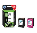 HP 301 2-pack Black/Tri-color Original Ink Cartridges