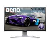 BenQ EX3203R, 31,5" VA, 144Hz, 4ms, QHD 2560x1440, Curved LED 1800R, FreeSync2, 90% DCI-P3, Display HDR 400, Eye-Care, Flicker-free, LBL, B.I.+, 3000:1, 20M:1 DCR, 400 cd/m2, 8bit, HDMI x2, DP, USB Type-C, USB 3.1, Height Adj., Tilt, Gray