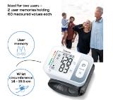Beurer BC 28 Wrist blood pressure monitor; risk indicator; arrhythmia detection; medical device; circumferences 13.5-19.5 cm; storage bag, 5 year warranty