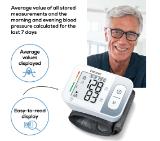 Beurer BC 28 Wrist blood pressure monitor; risk indicator; arrhythmia detection; medical device; circumferences 13.5-19.5 cm; storage bag, 5 year warranty