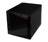 Asustor AS5304T, 4-Bay NAS, Intel Celeron J4105 Quad-Core 1.5 GHz (burst up 2.5 GHz), 4 GB SO-DIMM DDR4, 4x 2.5"/3.5" SATA3 HDD or SSD, 2x 2.5 GbE, 3x USB 3.2 Gen 1 Type A, WOW (Wake on WAN), WOL, System Sleep Mode, AES-NI hardware encryption