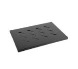 Lanberg 19" fixed shelf 1U / 496x280mm, max load capacity up to 120 kg, black