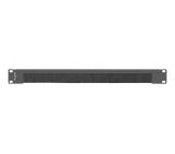 Lanberg 19" brush panel 1U AK-1103-B, black
