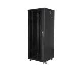 Lanberg rack cabinet 19" free-standing 32U / 600x600 self-assembly flat pack, black