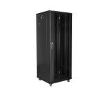Lanberg rack cabinet 19" free-standing 32U / 600x600 self-assembly flat pack, black