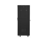 Lanberg rack cabinet 19" free-standing 32U / 600x600 self-assembly flat pack, black