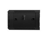 Lanberg rack cabinet 19" wall-mount 4U / 600x450 for self-assembly (flat pack), black