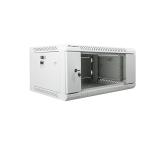 Lanberg rack cabinet 19" wall-mount 4U / 600x450 for self-assembly (flat pack), grey