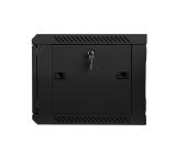 Lanberg rack cabinet 19" wall-mount 6U / 600x450 for self-assembly (flat pack), black