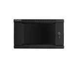 Lanberg rack cabinet 19" wall-mount 6U / 600x450 for self-assembly (flat pack), black