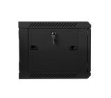 Lanberg rack cabinet 19" wall-mount 6U / 600x450 for self-assembly (flat pack), black