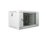 Lanberg rack cabinet 19" wall-mount 6U / 600x450 for self-assembly (flat pack), grey