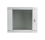 Lanberg rack cabinet 19" wall-mount 9U / 600x450 for self-assembly (flat pack), grey