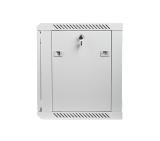 Lanberg rack cabinet 19" wall-mount 9U / 600x450 for self-assembly (flat pack), grey