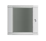 Lanberg rack cabinet 19" wall-mount 12U / 600x450 for self-assembly (flat pack), grey