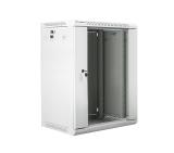 Lanberg rack cabinet 19" wall-mount 15U / 600x450 for self-assembly (flat pack), grey