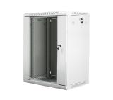 Lanberg rack cabinet 19" wall-mount 15U / 600x450 for self-assembly (flat pack), grey