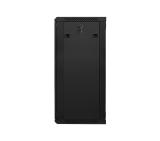 Lanberg rack cabinet 19" wall-mount 22U / 600x450 for self-assembly (flat pack), black