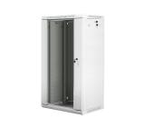 Lanberg rack cabinet 19" wall-mount 22U / 600x450 for self-assembly (flat pack), grey
