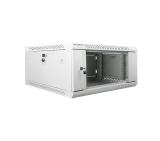 Lanberg rack cabinet 19" wall-mount 4U / 600x600 for self-assembly (flat pack), grey