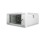 Lanberg rack cabinet 19" wall-mount 4U / 600x600 for self-assembly (flat pack), grey