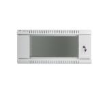 Lanberg rack cabinet 19" wall-mount 4U / 600x600 for self-assembly (flat pack), grey
