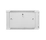 Lanberg rack cabinet 19" wall-mount 6U / 600x600 for self-assembly (flat pack), grey