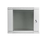 Lanberg rack cabinet 19" wall-mount 9U / 600x600 for self-assembly (flat pack), grey