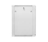 Lanberg rack cabinet 19" wall-mount 18U / 600x600 for self-assembly (flat pack), grey