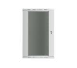 Lanberg rack cabinet 19" wall-mount 22U / 600x600 for self-assembly (flat pack), grey