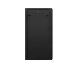 Lanberg rack cabinet 19" wall-mount 27U / 600x600 for self-assembly (flat pack), black